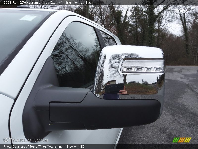 Bright White / Black 2023 Ram 2500 Laramie Mega Cab 4x4