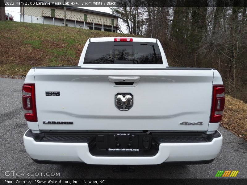 Bright White / Black 2023 Ram 2500 Laramie Mega Cab 4x4
