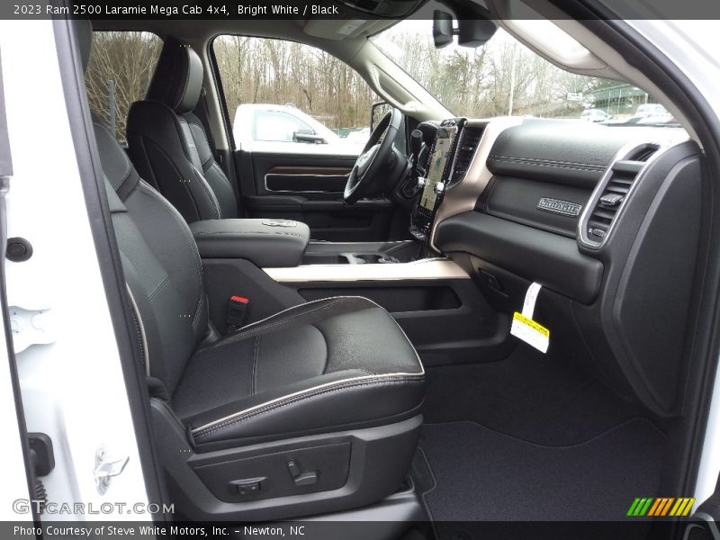Bright White / Black 2023 Ram 2500 Laramie Mega Cab 4x4