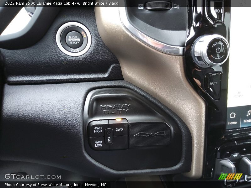 Controls of 2023 2500 Laramie Mega Cab 4x4
