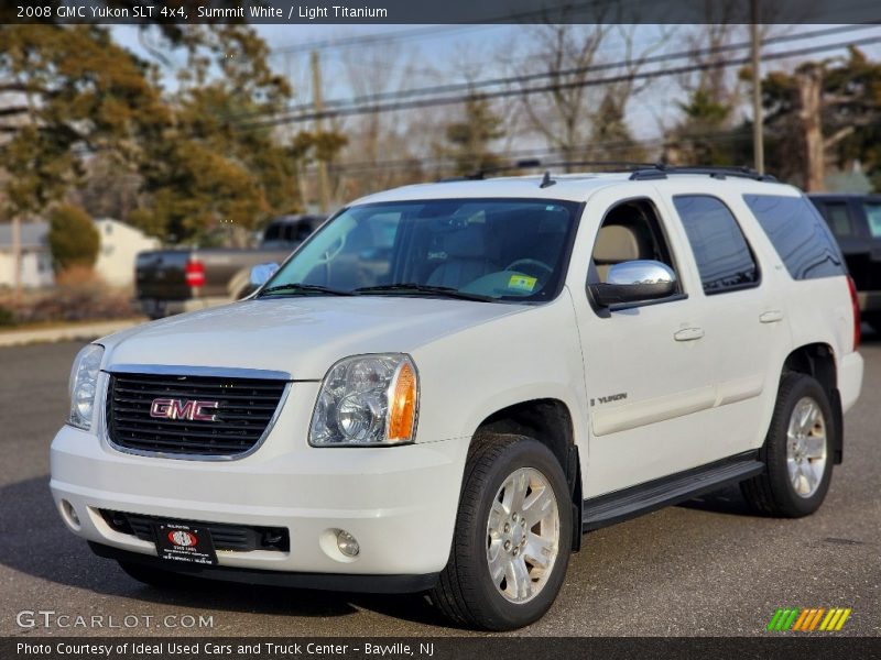 Summit White / Light Titanium 2008 GMC Yukon SLT 4x4