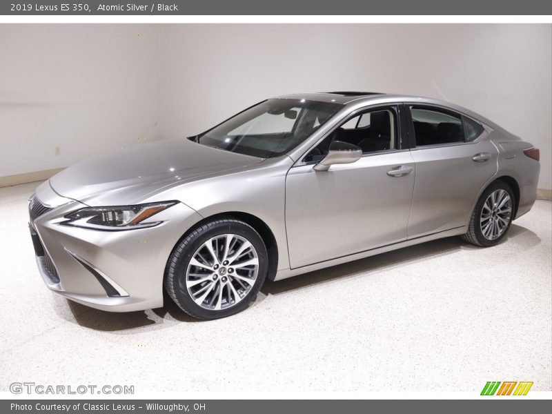 Atomic Silver / Black 2019 Lexus ES 350
