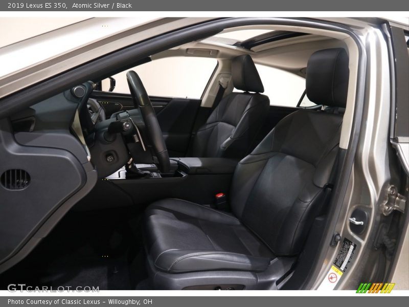 Atomic Silver / Black 2019 Lexus ES 350