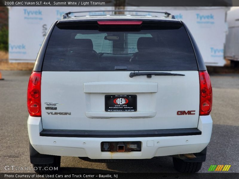 Summit White / Light Titanium 2008 GMC Yukon SLT 4x4