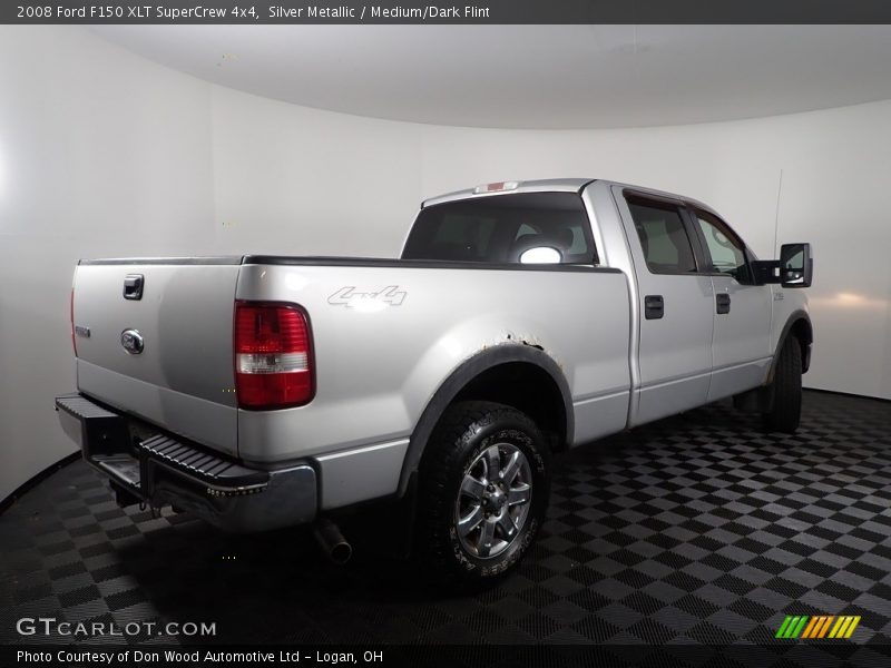 Silver Metallic / Medium/Dark Flint 2008 Ford F150 XLT SuperCrew 4x4