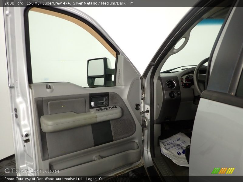 Silver Metallic / Medium/Dark Flint 2008 Ford F150 XLT SuperCrew 4x4