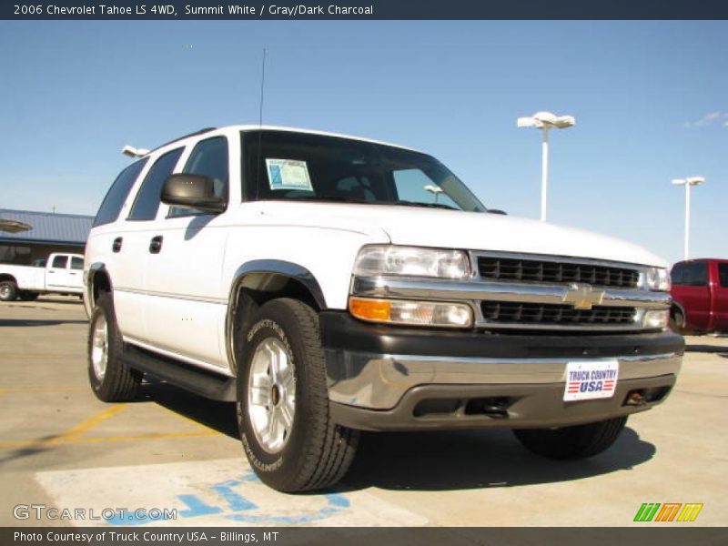 Summit White / Gray/Dark Charcoal 2006 Chevrolet Tahoe LS 4WD