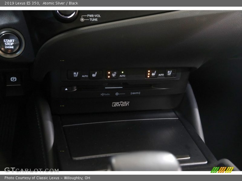 Atomic Silver / Black 2019 Lexus ES 350