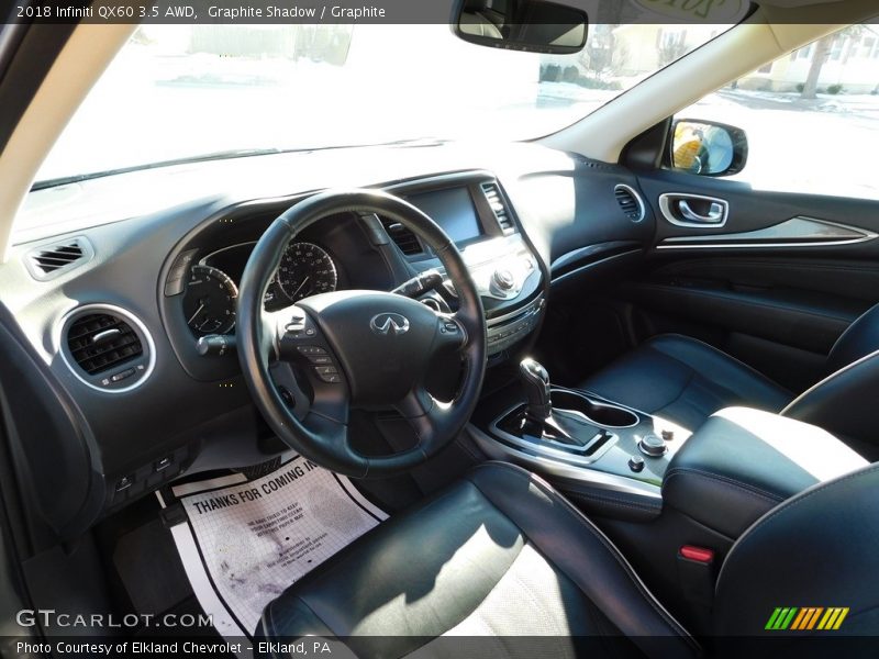 Front Seat of 2018 QX60 3.5 AWD