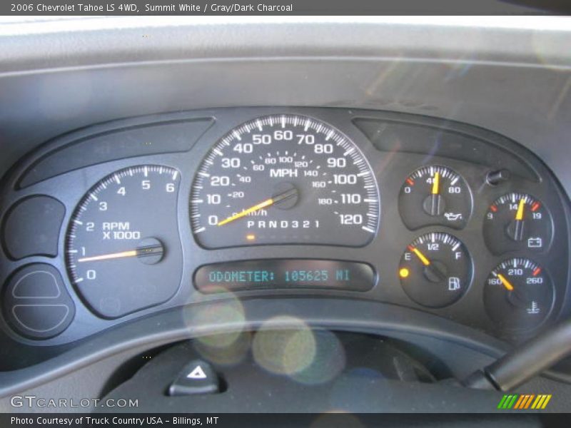 Summit White / Gray/Dark Charcoal 2006 Chevrolet Tahoe LS 4WD
