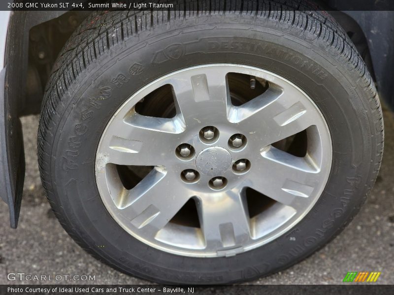 Summit White / Light Titanium 2008 GMC Yukon SLT 4x4