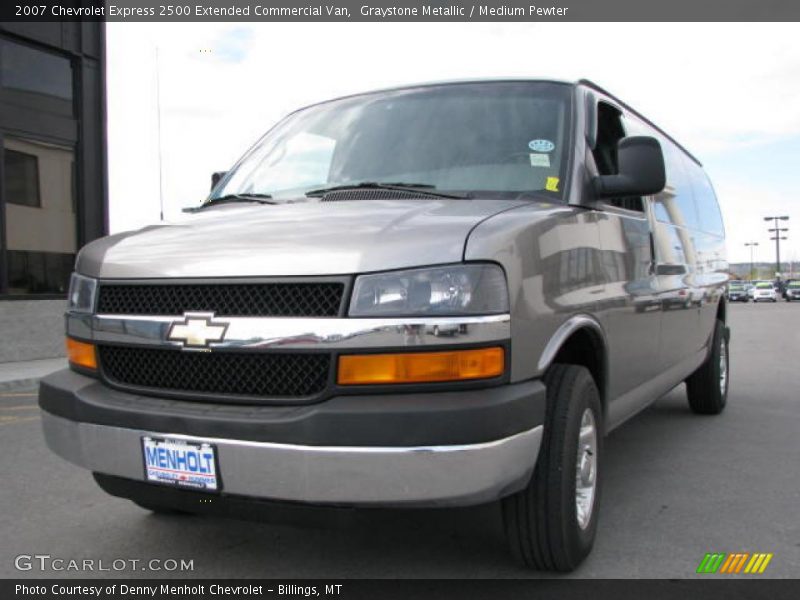 Graystone Metallic / Medium Pewter 2007 Chevrolet Express 2500 Extended Commercial Van