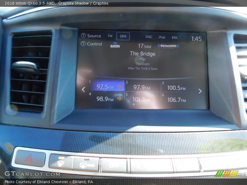 Graphite Shadow / Graphite 2018 Infiniti QX60 3.5 AWD