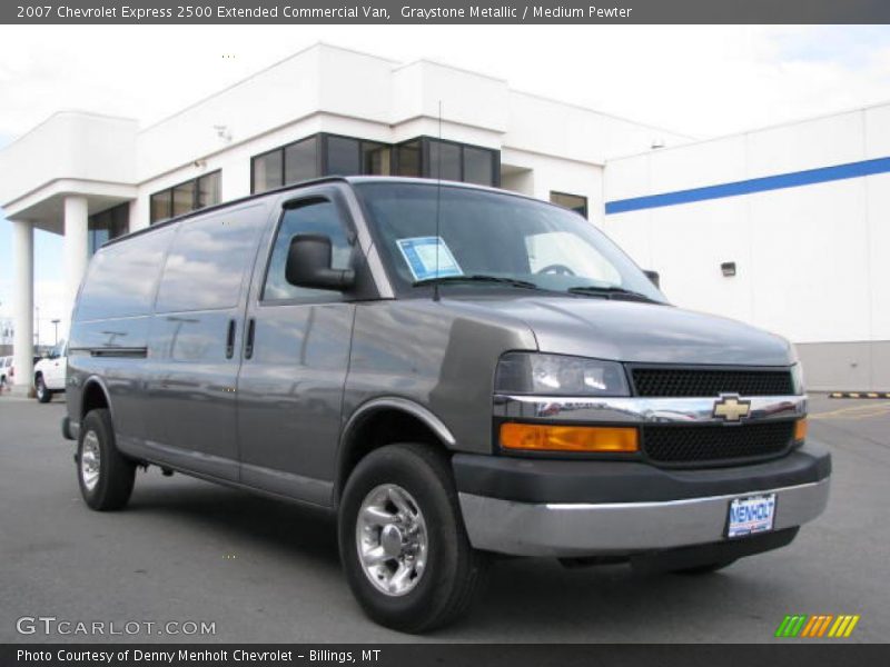 Graystone Metallic / Medium Pewter 2007 Chevrolet Express 2500 Extended Commercial Van