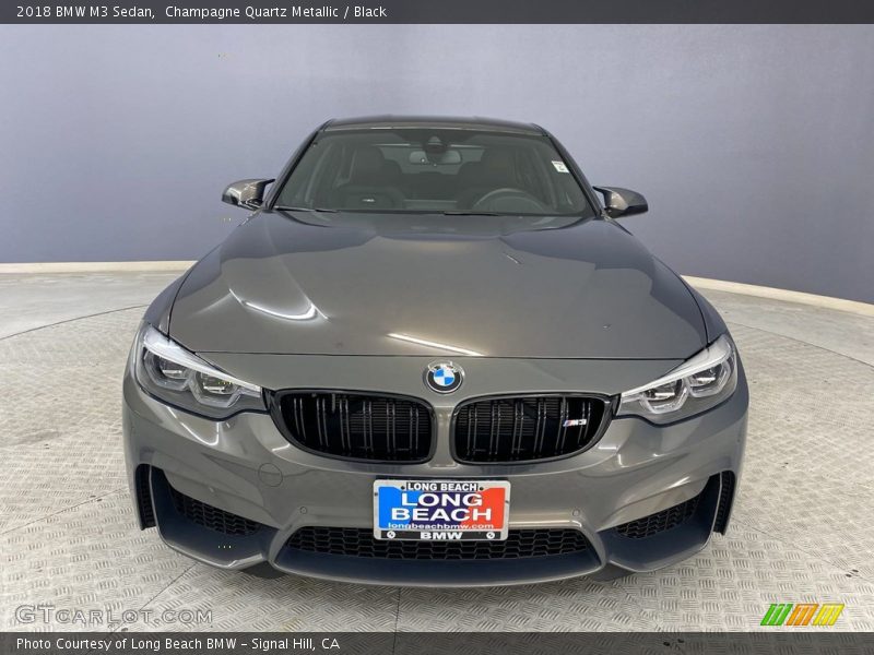 Champagne Quartz Metallic / Black 2018 BMW M3 Sedan