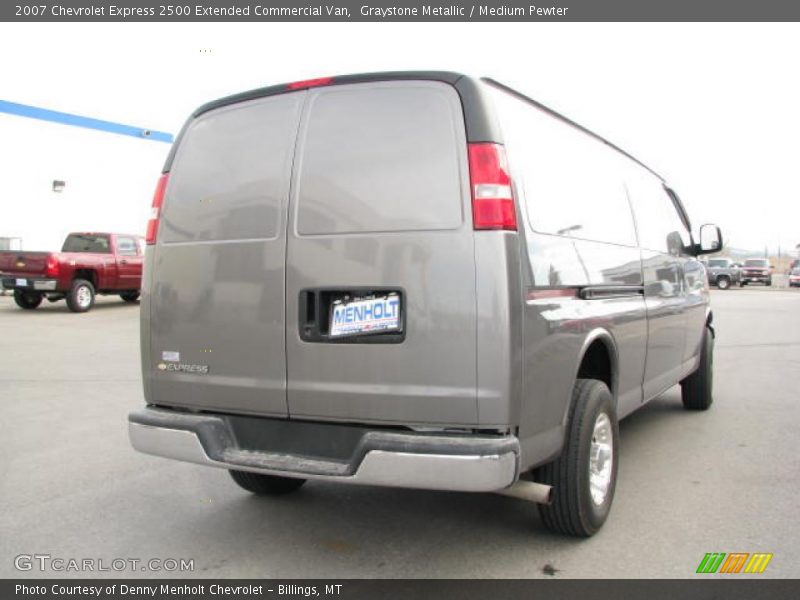 Graystone Metallic / Medium Pewter 2007 Chevrolet Express 2500 Extended Commercial Van