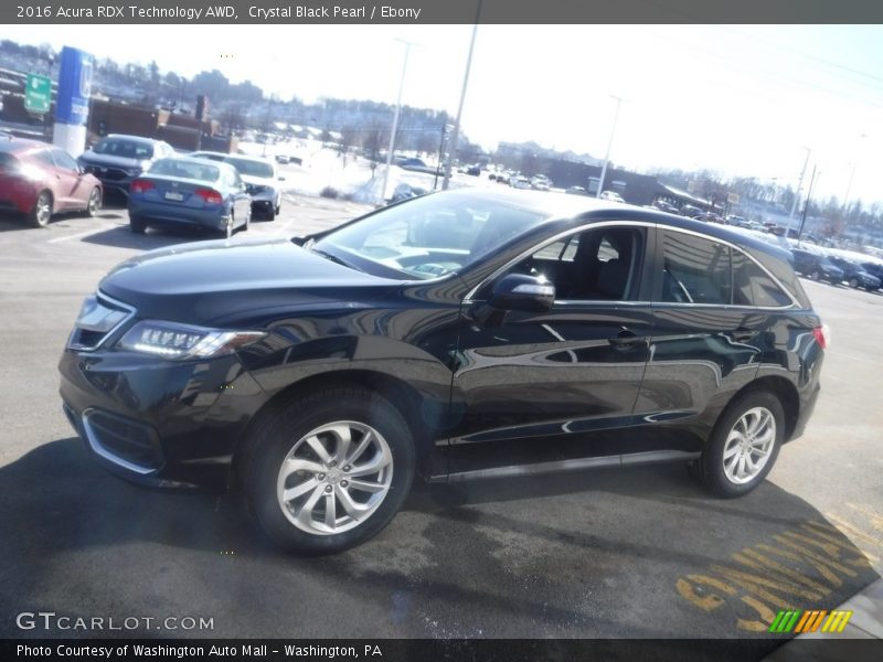 Crystal Black Pearl / Ebony 2016 Acura RDX Technology AWD
