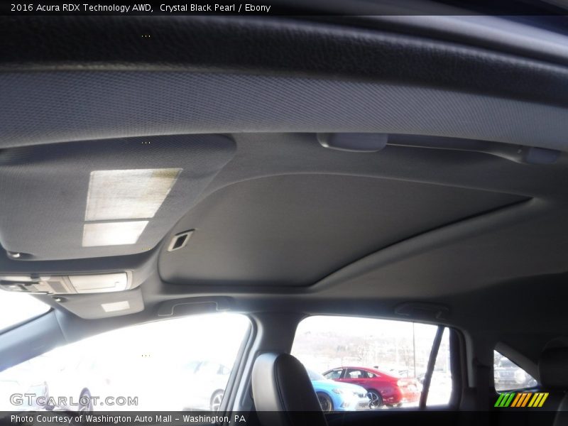 Crystal Black Pearl / Ebony 2016 Acura RDX Technology AWD