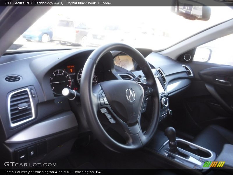 Crystal Black Pearl / Ebony 2016 Acura RDX Technology AWD