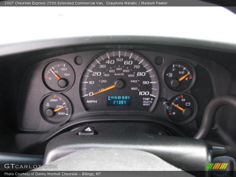 Graystone Metallic / Medium Pewter 2007 Chevrolet Express 2500 Extended Commercial Van