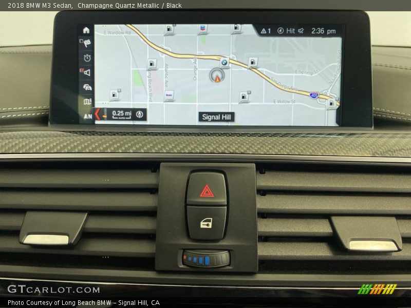 Navigation of 2018 M3 Sedan