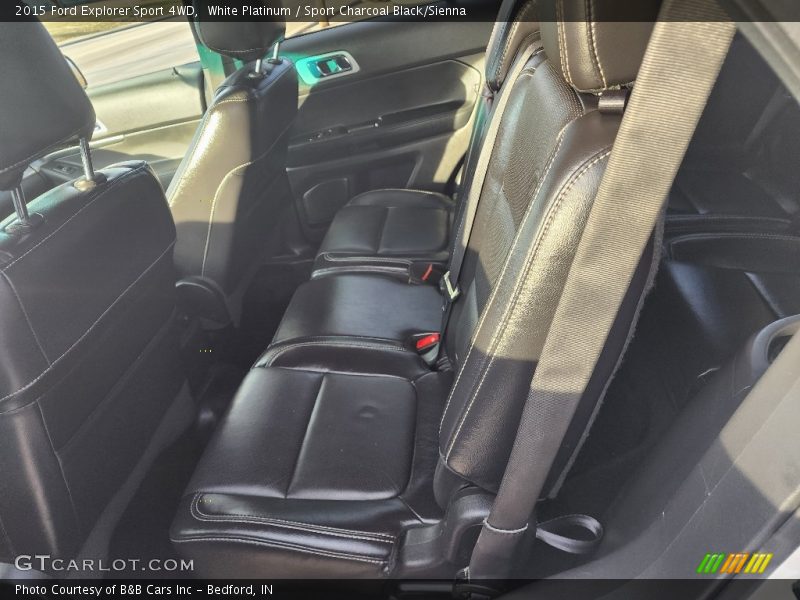 White Platinum / Sport Charcoal Black/Sienna 2015 Ford Explorer Sport 4WD
