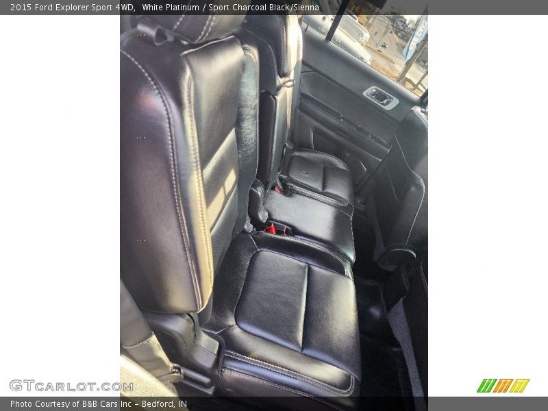 White Platinum / Sport Charcoal Black/Sienna 2015 Ford Explorer Sport 4WD
