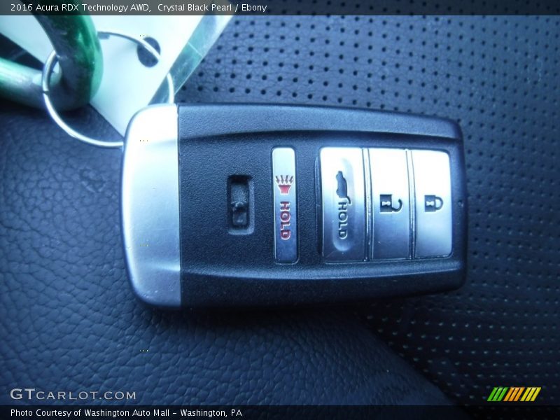 Keys of 2016 RDX Technology AWD