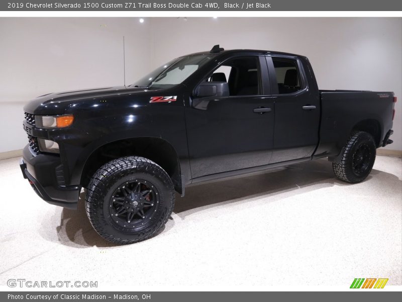 Black / Jet Black 2019 Chevrolet Silverado 1500 Custom Z71 Trail Boss Double Cab 4WD
