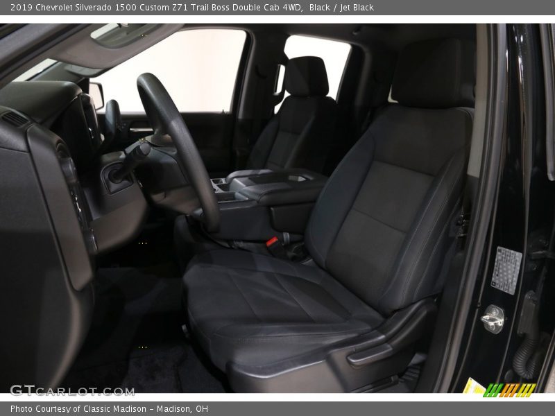 Black / Jet Black 2019 Chevrolet Silverado 1500 Custom Z71 Trail Boss Double Cab 4WD