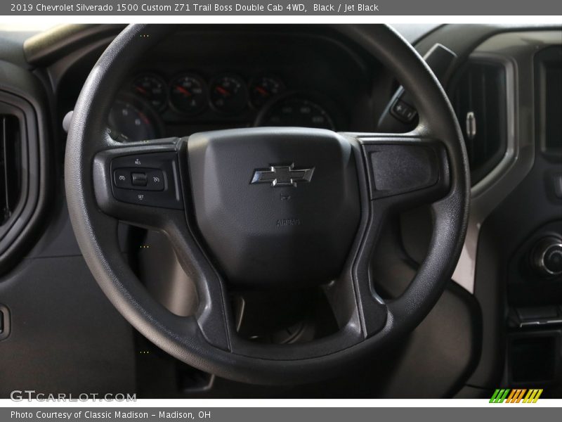 Black / Jet Black 2019 Chevrolet Silverado 1500 Custom Z71 Trail Boss Double Cab 4WD