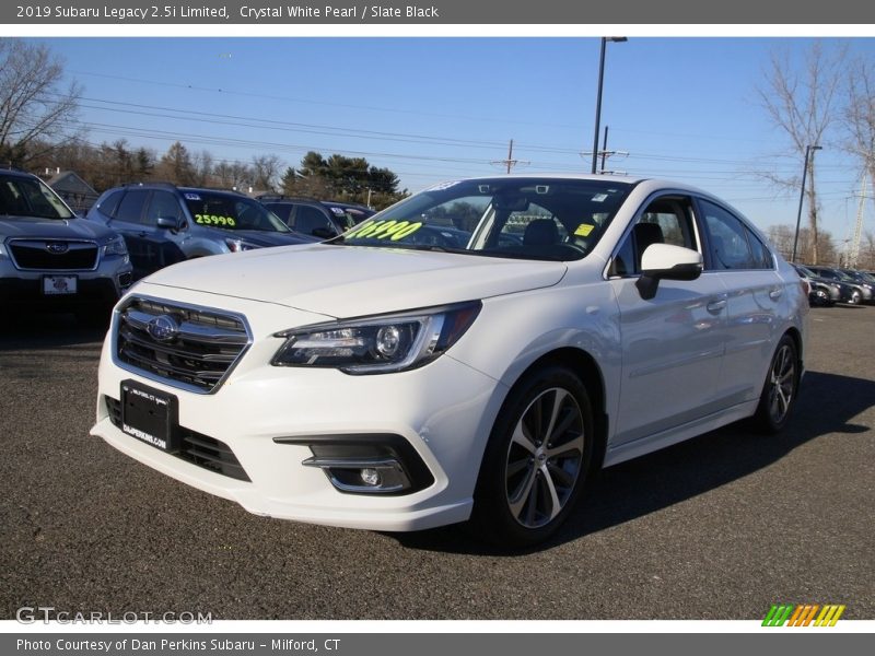 Crystal White Pearl / Slate Black 2019 Subaru Legacy 2.5i Limited