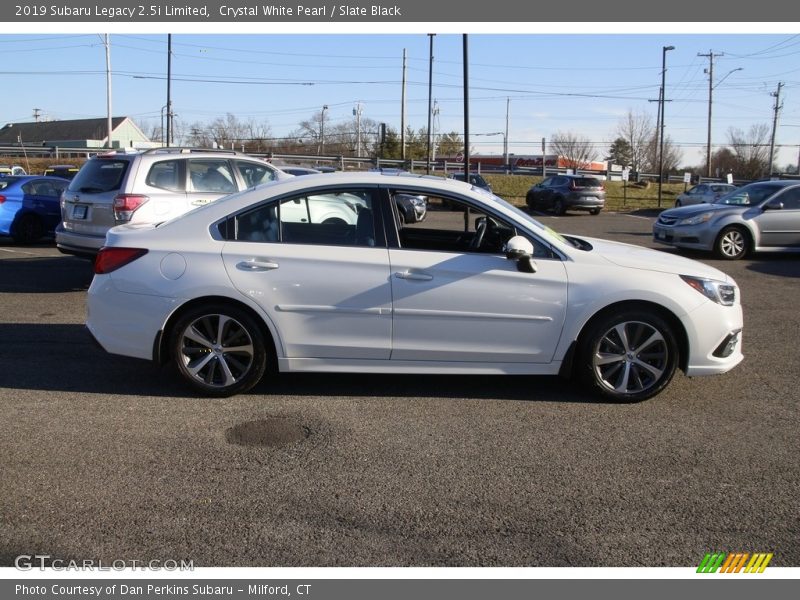 Crystal White Pearl / Slate Black 2019 Subaru Legacy 2.5i Limited