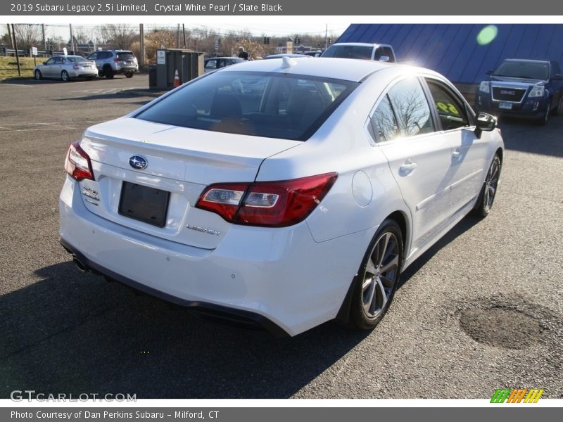 Crystal White Pearl / Slate Black 2019 Subaru Legacy 2.5i Limited