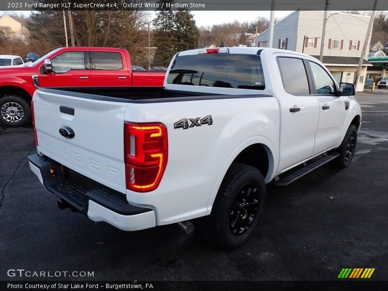 Oxford White / Medium Stone 2023 Ford Ranger XLT SuperCrew 4x4