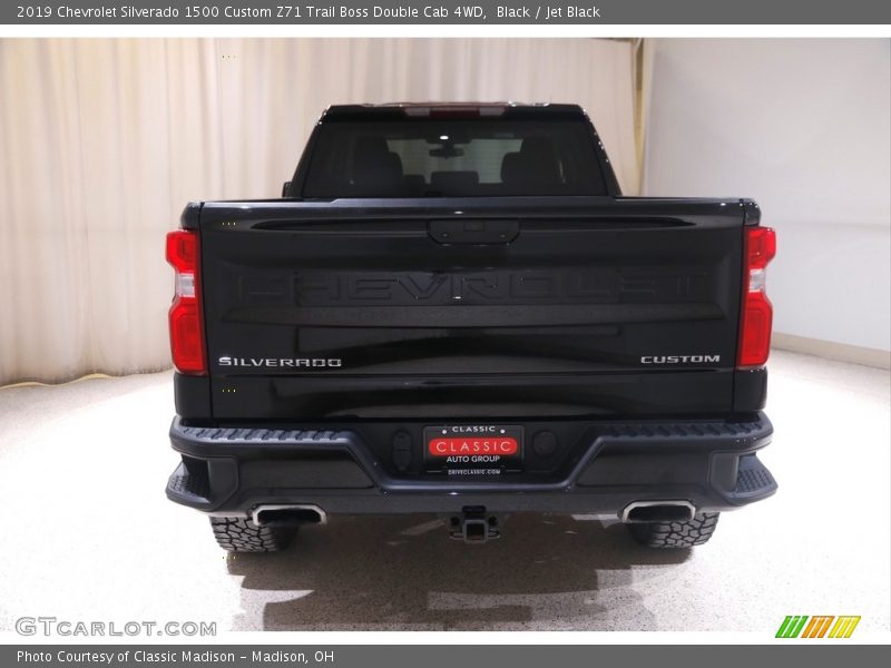 Black / Jet Black 2019 Chevrolet Silverado 1500 Custom Z71 Trail Boss Double Cab 4WD