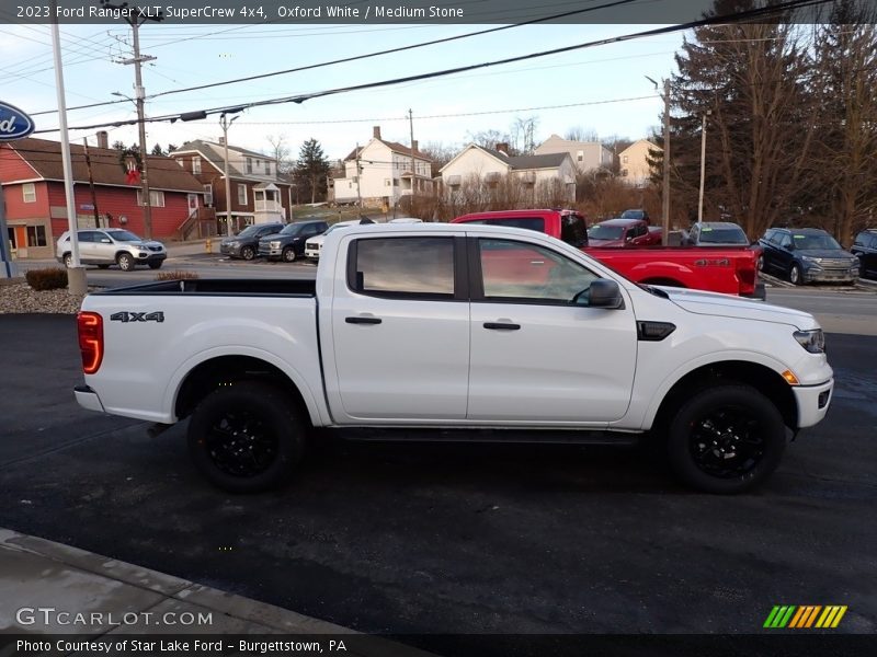 Oxford White / Medium Stone 2023 Ford Ranger XLT SuperCrew 4x4