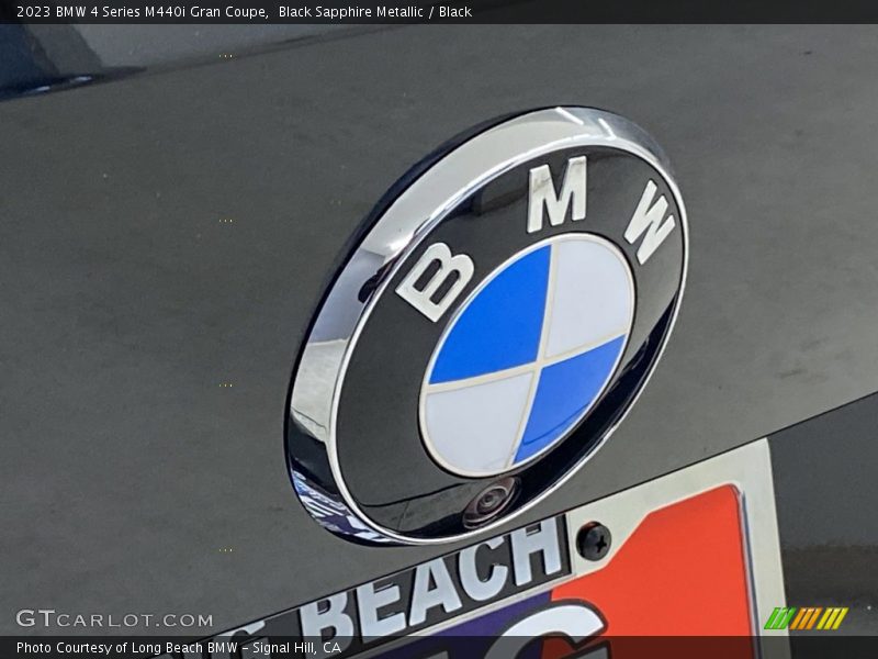Black Sapphire Metallic / Black 2023 BMW 4 Series M440i Gran Coupe