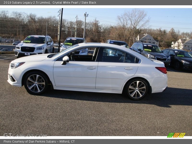 Crystal White Pearl / Slate Black 2019 Subaru Legacy 2.5i Limited