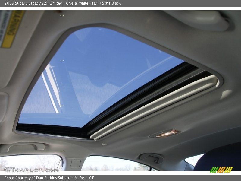 Crystal White Pearl / Slate Black 2019 Subaru Legacy 2.5i Limited