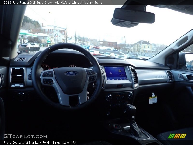 Oxford White / Medium Stone 2023 Ford Ranger XLT SuperCrew 4x4