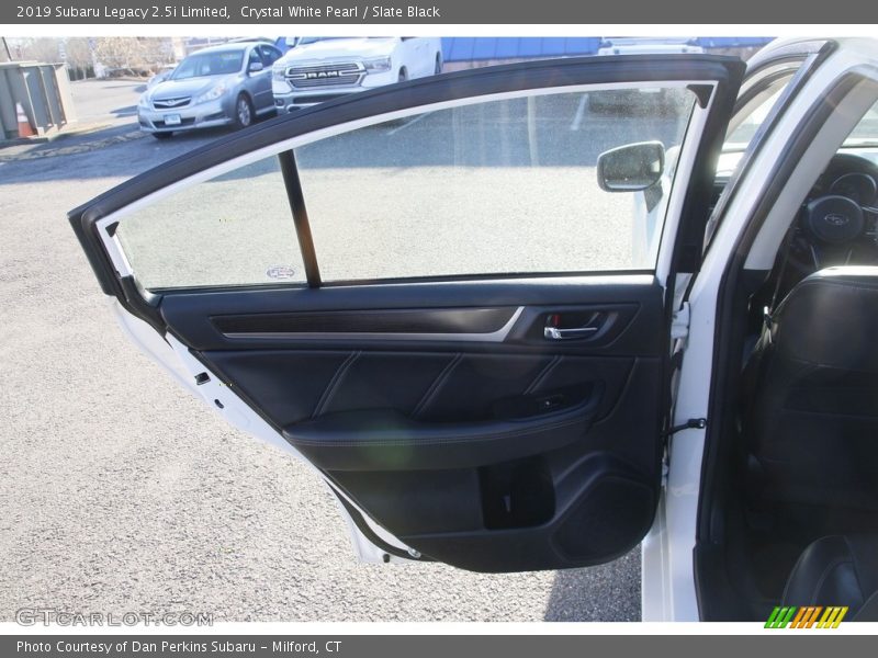 Crystal White Pearl / Slate Black 2019 Subaru Legacy 2.5i Limited