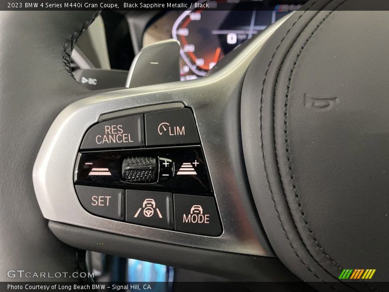 Black Sapphire Metallic / Black 2023 BMW 4 Series M440i Gran Coupe