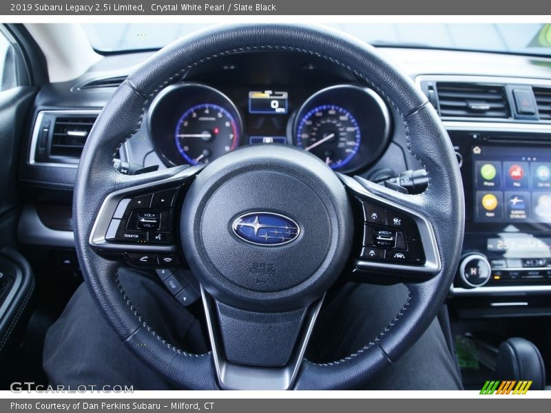 Crystal White Pearl / Slate Black 2019 Subaru Legacy 2.5i Limited