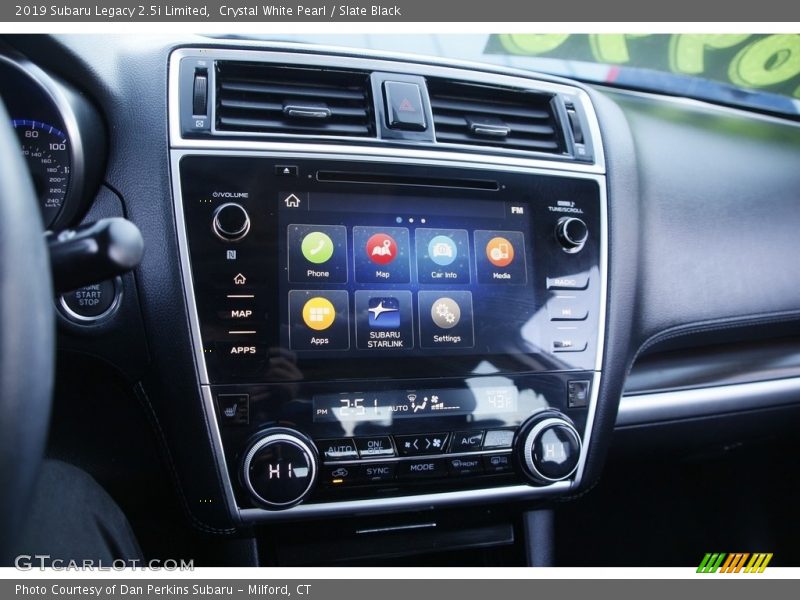 Crystal White Pearl / Slate Black 2019 Subaru Legacy 2.5i Limited