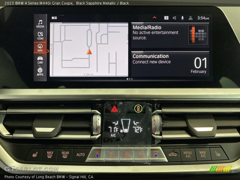 Black Sapphire Metallic / Black 2023 BMW 4 Series M440i Gran Coupe
