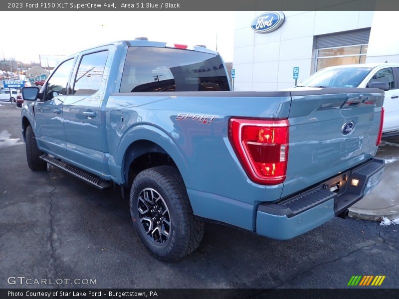 Area 51 Blue / Black 2023 Ford F150 XLT SuperCrew 4x4