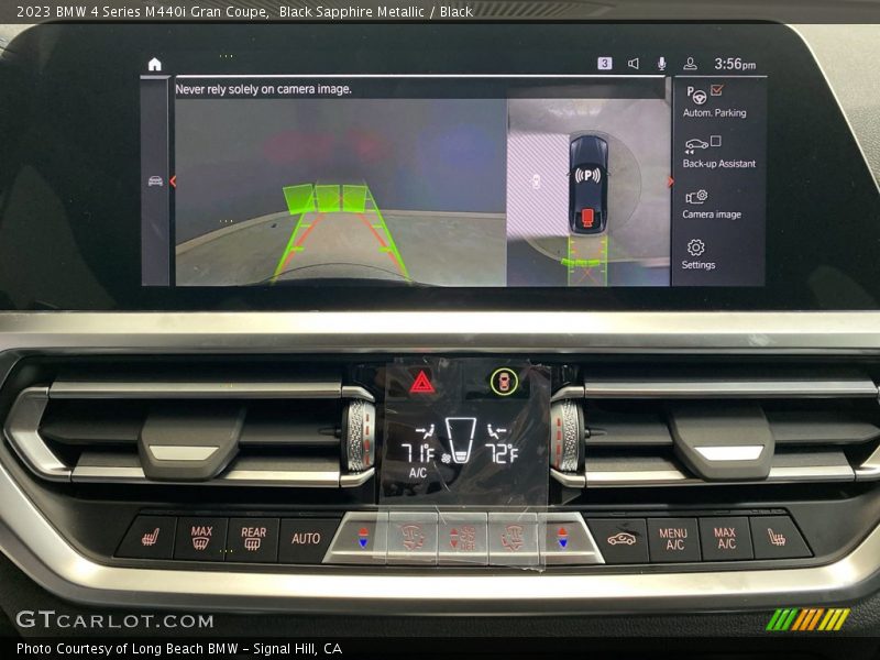 Black Sapphire Metallic / Black 2023 BMW 4 Series M440i Gran Coupe