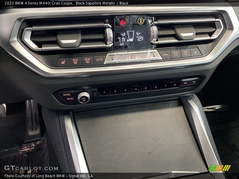 Black Sapphire Metallic / Black 2023 BMW 4 Series M440i Gran Coupe