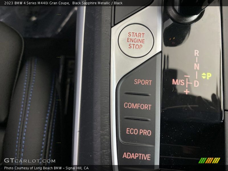Black Sapphire Metallic / Black 2023 BMW 4 Series M440i Gran Coupe